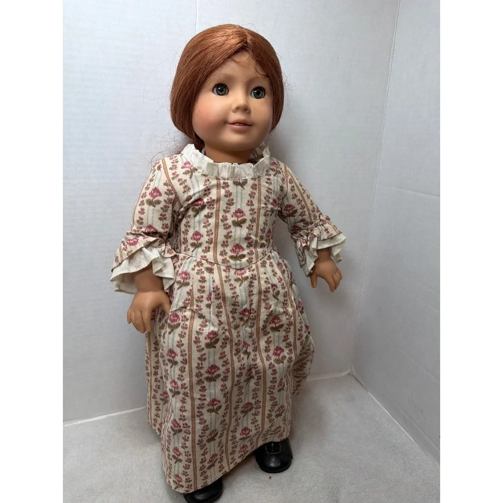 VTG 90s Pleasant Company American Girl Doll Felicity Merriman Green Eyes 18